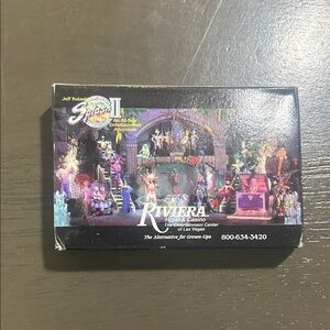 Riviera Black Matchbox with Multi-Color Stage Artwork